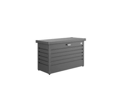 Biohort Freizeitbox 100   101 x 46 cm silber; metallic  Kissenbox, Auflagenbox, Aufgewahrungsbox Garten, Gartenbox