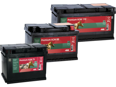 Ako Weidezaunbatterie "Premium" 12 V AGM, für Weidezaungeräte Ako Weidezaunbatterie "Premium" 12 V AGM, für Weidezaungeräte