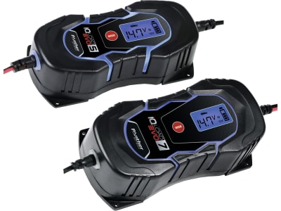 Panther Batterieladegerät "iQLoad Evo" für LiFePO4-, AGM-, Gel-, Ca/Ca-, Pb/Ca-, Ag/Ca- und SLA-Batterien Panther Batterieladegerät "iQLoad Evo" für LiFePO4-, AGM-, Gel-, Ca/Ca-, Pb/Ca-, Ag/Ca- und SLA-Batterien