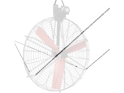 Aufhängesatz für Multifan Stallventilator "WLV"