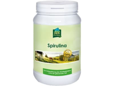 Lexa Spirulina naturbelassene Mikroalgen für Pferde 1 kg Dose