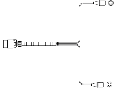 Anschlusskabel 1,5 m 7-polig; 4-polig, 2 x S1 je 5,0 m, ISO 1724, 12 V