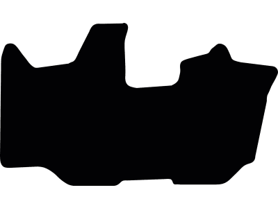 Fußmatte Gummi schwarz, für Eurocomach Minibagger SR, ZT, TR ab Bj. 23
