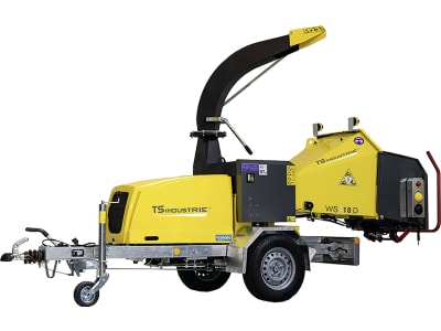 TS INDUSTRIE® Holzhäcksler "WS/18 D" bis max. 180 mm, Diesel-Motor 18,5 kW (25 PS)