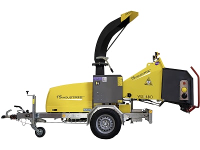 TS INDUSTRIE® Häcksler "WS/18 D" bis max. 180 mm, Diesel-Motor 18,5 kW (25 PS) TS INDUSTRIE® Häcksler "WS/18 D" bis max. 180 mm, Diesel-Motor 18,5 kW (25 PS)