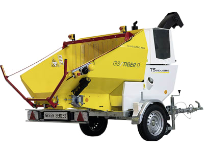 TS INDUSTRIE® Häcksler "GS/Tiger D" bis max. 140 mm Durchsatz 17 m³/h, 18,5 kW (25 PS) TS INDUSTRIE® Häcksler "GS/Tiger D" bis max. 140 mm Durchsatz 17 m³/h, 18,5 kW (25 PS)