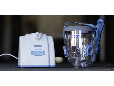 hippomed Ultraschall-Inhalator "AirOne" für Pferde, 230 V-Betrieb, mit Warmblut-Inhalationsmaske, 3211802 hippomed Ultraschall-Inhalator "AirOne" für Pferde, 230 V-Betrieb, mit Warmblut-Inhalationsmaske, 3211802