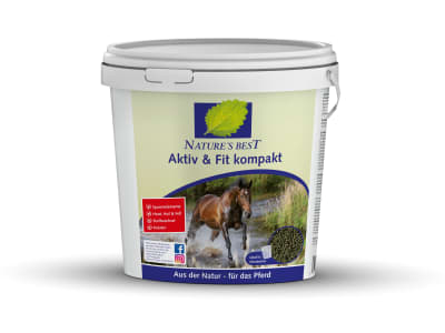 NATURE´S BEST Aktiv & Fit kompakt Mineralfutter mit Kräutern 10 kg Eimer