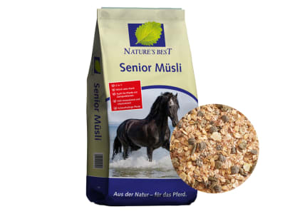 NATURE´S BEST Senior Müsli haferfrei, melassefrei, für ältere Pferde 20 kg Sack