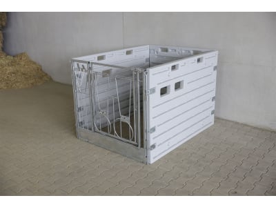 KERBL Kälberbox modular Einzelbucht freistehend L x B 1,60 x 1,15 m, 14626