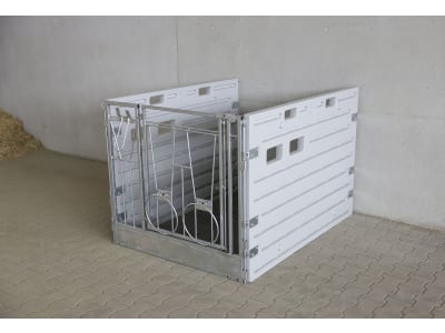 KERBL Kälberbox modular Einzelbucht wandständig L x B 1,60 x 1,15 m, 14627