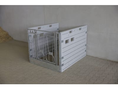 KERBL Kälberbox modular Einzelbucht wandständig L x B 1,60 x 1,15 m, 14627
