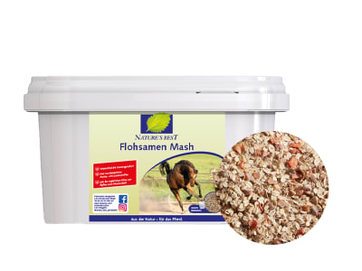 NATURE´S BEST Flohsamen Mash mit Wirkstoffen für die Verdauung 7,5 kg Eimer NATURE´S BEST Flohsamen Mash mit Wirkstoffen für die Verdauung 7,5 kg Eimer
