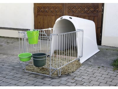 KERBL Kälberiglu "CalfHouse Master Plus" für 1 Kalb, mit Umzäunung, 14470