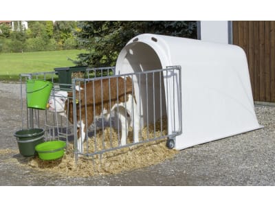 KERBL Kälberiglu "CalfHouse Master Plus" für 1 Kalb, mit Umzäunung, 14470 KERBL Kälberiglu "CalfHouse Master Plus" für 1 Kalb, mit Umzäunung, 14470