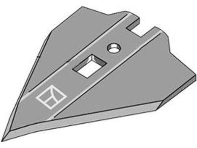 Industriehof® Hackschar, Arbeitsbreite 100 mm, für Hacktechnik Schmotzer, 1.10.1242