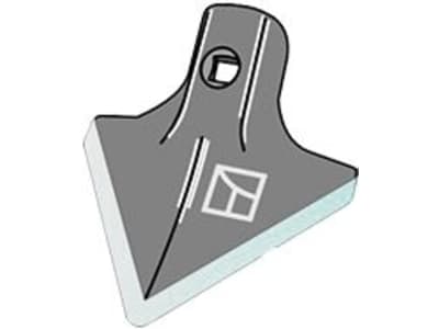 Industriehof® Hackschar universal, Arbeitsbreite 105 mm, Arbeitswinkel 35 °, Duraface-Beschichtung, 1.KH1.D Industriehof® Hackschar universal, Arbeitsbreite 105 mm, Arbeitswinkel 35 °, Duraface-Beschichtung, 1.KH1.D