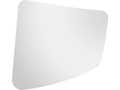 Mekra Spiegelglas "1009" rechts, 180 x 170 x 2 mm, Wölbungsradius 300 mm, unbeheizt, 401009422002