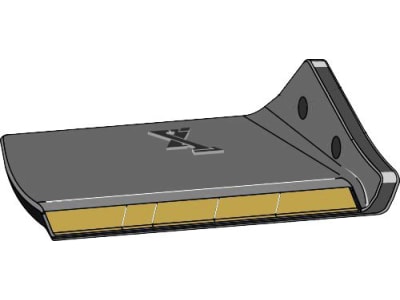Industriehof® Scharflügel "eXtreme® CARBIDE LINE", rechts, Hartmetall, 300 mm, Abstand Bohrungen 55 mm für Grubber Lemken Karat, Kristall, 101.EXT-1071