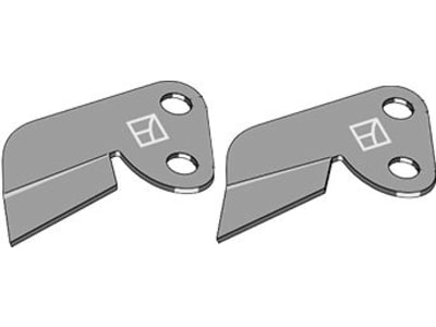 Industriehof® Abstreifer 131 x 62,5 x 3 mm links/rechts für Drillmaschine Lemken Saphir, Solitair