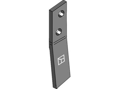 Industriehof® Schraubenzinken, 219 x 45 x 10 mm, für Streuwalze Bergmann Stalldungstreuer, 69-10-006R