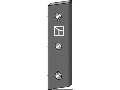 Industriehof® Streuzinken, 196 x 50 x 10 mm, Bohrung 17 mm, für Streuwerk Stalldungstreuer Strautmann, 69-10-011