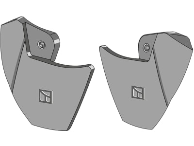 Industriehof® Säschar links/rechts, 108 x 128 mm für Drillmaschine Gaspardo Nina und Pinta