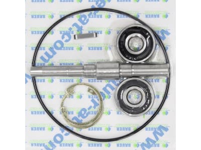 BAUER Reparatursatz Welle Turbine Ti 7 Regenmaschine Rainboy, Rainstar A3, 8344674