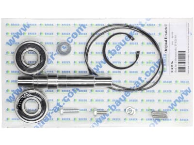 BAUER Reparatursatz Welle Turbine TVR 20, 60 Regenmaschine Rainstar, 8343856 BAUER Reparatursatz Welle Turbine TVR 20, 60 Regenmaschine Rainstar, 8343856
