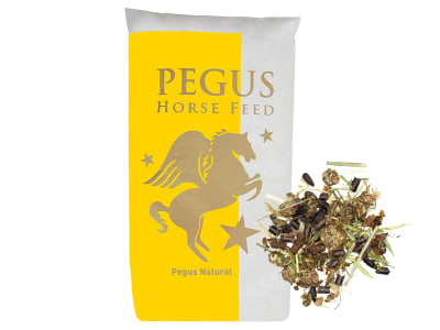 Pegus Natural Gastro Müsli getreidefrei, melassefrei und ohne Zusätze für magensensible Pferde 20 kg Sack