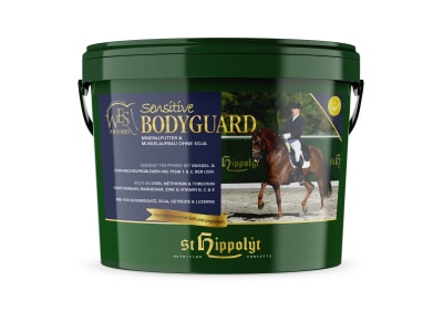 St. Hippolyt WES Sensitive Bodyguard Mineralfutter und Muskelaufbau für Pferde 10 kg Eimer