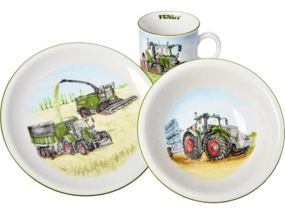 Fendt Geschirrset mit Teller, Schüssel und Becher, für Kinder, Porzellan von Seltmann Weiden, X991023028000