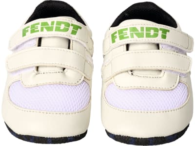 Fendt Babyschuh Gr. 17/18 PU (Polyurethan), mit grünem Fendt-Schriftzug, X991023155000 Fendt Babyschuh Gr. 17/18 PU (Polyurethan), mit grünem Fendt-Schriftzug, X991023155000