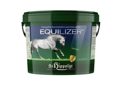 St. Hippolyt Equilizer dopingfreies Zusatzfutter mit Wirkstoffen für nervöse Perde 10 kg Eimer