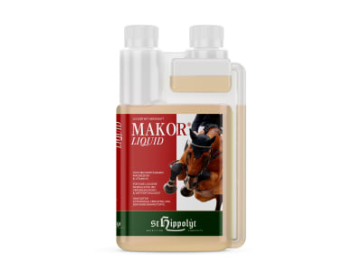 St. Hippolyt Makor Liquid für eine lockere Muskulatur für Pferde 1 l Flasche