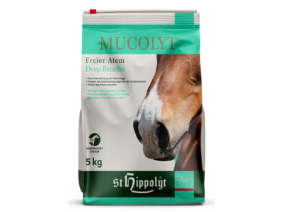 St. Hippolyt Mucolyt Atemwegskur mit Wirkstoffen für die Atemwege von Pferden 5 kg Sack