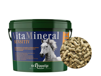 St. Hippolyt VitaMineral sensitiv zur Stoffwechselunterstützung für Pferde 3 kg Eimer St. Hippolyt VitaMineral sensitiv zur Stoffwechselunterstützung für Pferde 3 kg Eimer