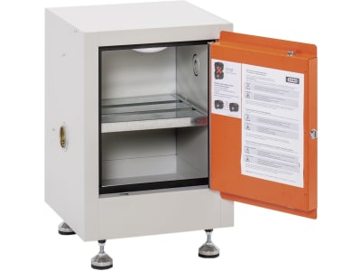 Cemo Akku-Lagerschrank "FMplus US" 430 x 560 x 430 mm für die Lagerung von Li-Ion-Akkus mit geringer Leistung, ohne Stromanschluss, 11651 Cemo Akku-Lagerschrank "FMplus US" 430 x 560 x 430 mm für die Lagerung von Li-Ion-Akkus mit geringer Leistung, ohne Stromanschluss, 11651