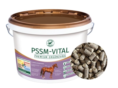 Atcom PSSM-VITAL® pelletiert, mit Wirkstoffen für Pferde mit Muskelproblemen 5 kg Eimer