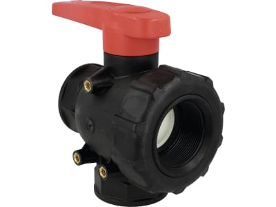 Agrotop Dreiwegehahn, G 2" IG, Betriebsdruck max. 10 bar, 15475