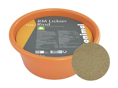 Bonimal FEED RM Lickan Rind Mineralfutter für Rinder als Leckmasse 10 kg Leckschale