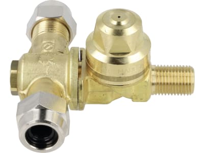Agrotop Düsenhalter für 2 Düsen, Eingang G 1/4" AG; Düsenanschluss G 3/8" AG, mit Membran-Tropfstopventil und Schwenk-Abstellfunktion, Messing, 12799 Agrotop Düsenhalter für 2 Düsen, Eingang G 1/4" AG; Düsenanschluss G 3/8" AG, mit Membran-Tropfstopventil und Schwenk-Abstellfunktion, Messing, 12799