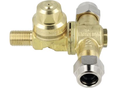 Agrotop Düsenhalter für 2 Düsen, Eingang G 1/4" AG; Düsenanschluss G 3/8" AG, mit Membran-Tropfstopventil und Schwenk-Abstellfunktion, Messing, 12799 Agrotop Düsenhalter für 2 Düsen, Eingang G 1/4" AG; Düsenanschluss G 3/8" AG, mit Membran-Tropfstopventil und Schwenk-Abstellfunktion, Messing, 12799