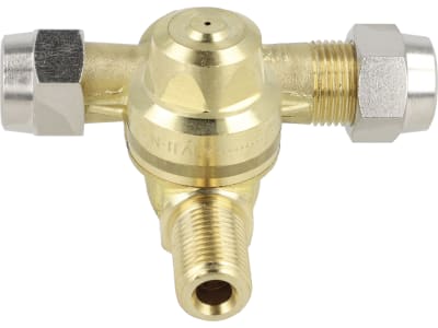 Agrotop Düsenhalter für 2 Düsen, Eingang G 1/4" AG; Düsenanschluss G 3/8" AG, mit Membran-Tropfstopventil und Schwenk-Abstellfunktion, Messing, 12799 Agrotop Düsenhalter für 2 Düsen, Eingang G 1/4" AG; Düsenanschluss G 3/8" AG, mit Membran-Tropfstopventil und Schwenk-Abstellfunktion, Messing, 12799