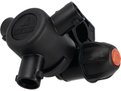 Agrotop Düsenhalter für 2 Düsen Eingang G 3/8" AG, für 1/2 " Rohr, mit Membran-Tropfstopventil, Kunststoff, 12755 Agrotop Düsenhalter für 2 Düsen Eingang G 3/8" AG, für 1/2 " Rohr, mit Membran-Tropfstopventil, Kunststoff, 12755