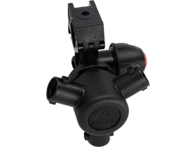 Agrotop Düsenhalter für 2 Düsen Eingang G 3/8" AG, für 1/2 " Rohr, mit Membran-Tropfstopventil, Kunststoff, 12755 Agrotop Düsenhalter für 2 Düsen Eingang G 3/8" AG, für 1/2 " Rohr, mit Membran-Tropfstopventil, Kunststoff, 12755
