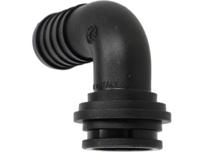 Agrotop Schlauchanschluss Ø Tülle 25 mm 90 ° gebogen, für Überwurfmutter/O-Ring G 1 1/4" IG BSP, 10663