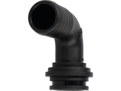 Agrotop Schlauchanschluss Ø Tülle 25 mm 90 ° gebogen, für Überwurfmutter/O-Ring G 1 1/4" IG BSP, 10663