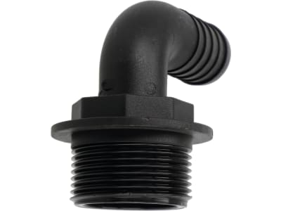 Agrotop Schlauchanschluss G 1 1/4" AG (BSP) Ø Tülle 25 mm 90 ° gebogen, 10627