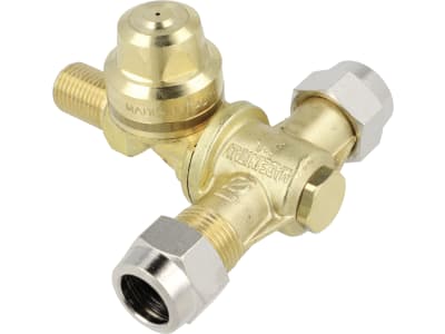 Agrotop Düsenhalter für 2 Düsen, Eingang G 1/4" AG; Düsenanschluss G 3/8" AG, mit Membran-Tropfstopventil und Schwenk-Abstellfunktion, Messing, 12799 Agrotop Düsenhalter für 2 Düsen, Eingang G 1/4" AG; Düsenanschluss G 3/8" AG, mit Membran-Tropfstopventil und Schwenk-Abstellfunktion, Messing, 12799